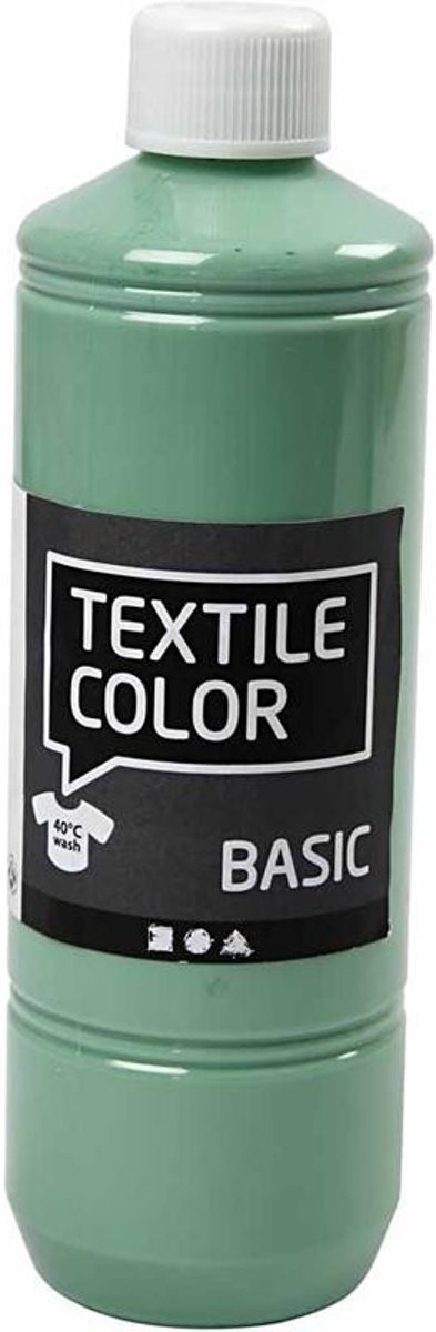 Textile Color Basic, zeegroen, 500ml [HOB-34167]